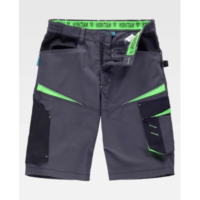 Bermuda  Trabajo Tejido Resistente Workteam WF2717