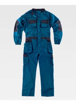 Buzo Workteam WF2620 Azafata/Negro