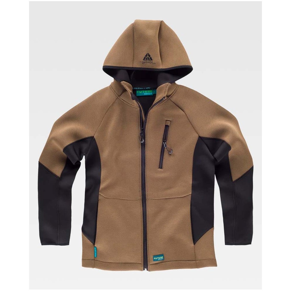 Sudadera Workteam WF2605 Beige/Negro