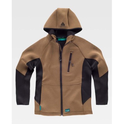 Sudadera Workteam WF2605 Beige/Negro