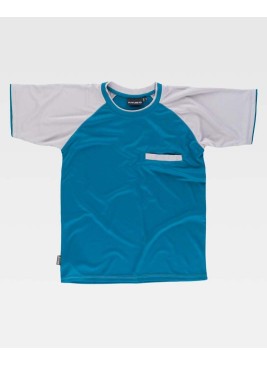 Camiseta Workteam WF1016 Azafata/Gris Claro