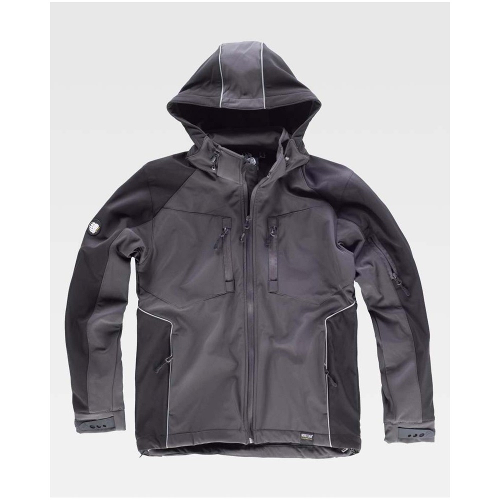 Chaqueta Workteam WF1040 Gris Oscuro/Negro