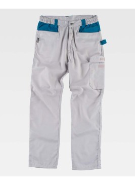 Pantalón Workteam WF1050 Gris Claro/Azafata