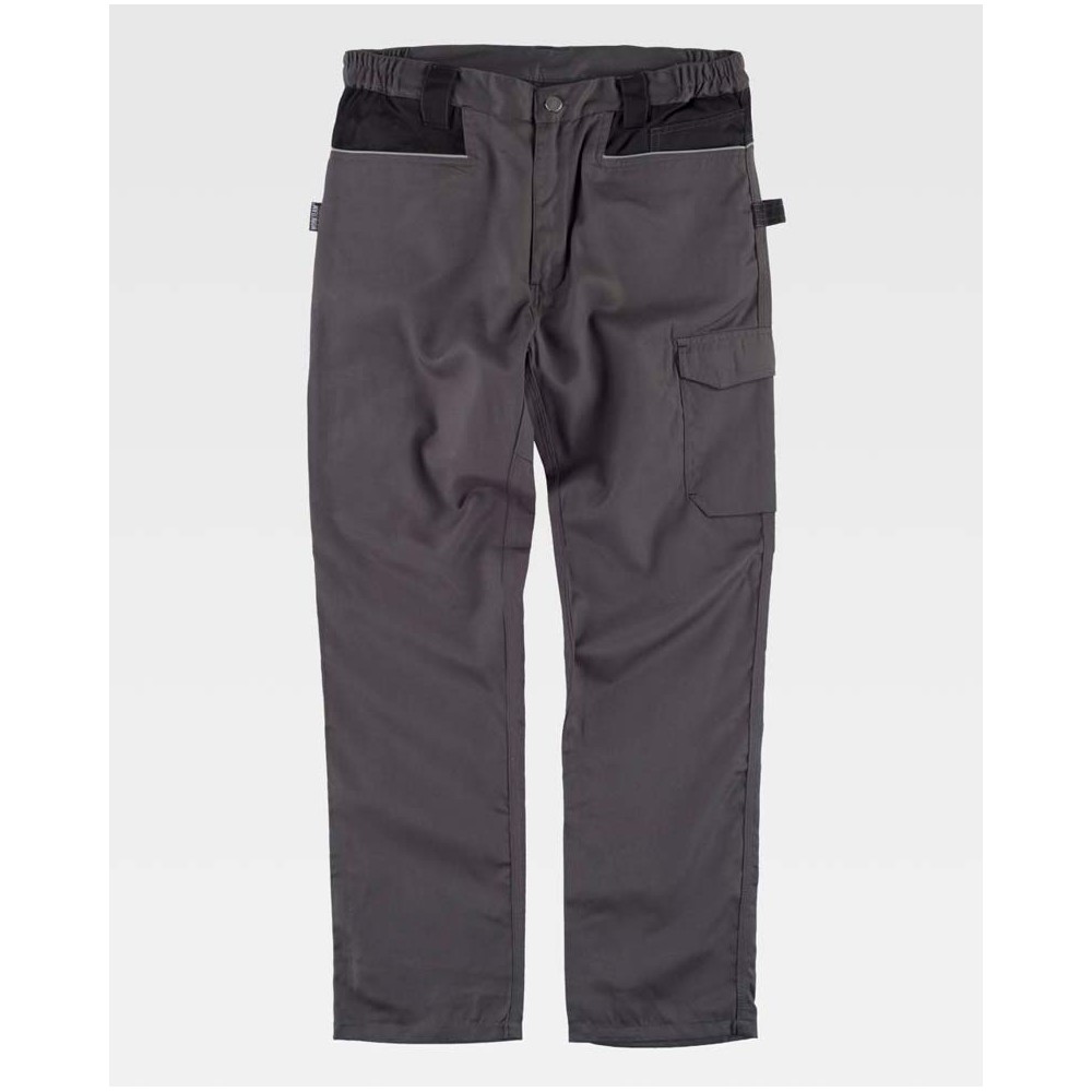 Pantalón Workteam WF1050 Gris Oscuro/Negro