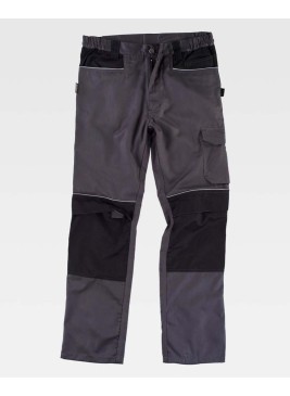 Pantalón Workteam WF1052 Gris Oscuro/Negro