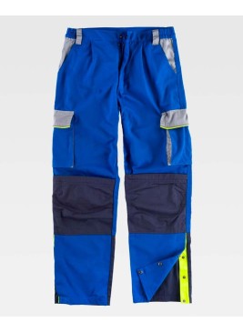 Pantalón Workteam WF5852 Azulina/Gris/Marino