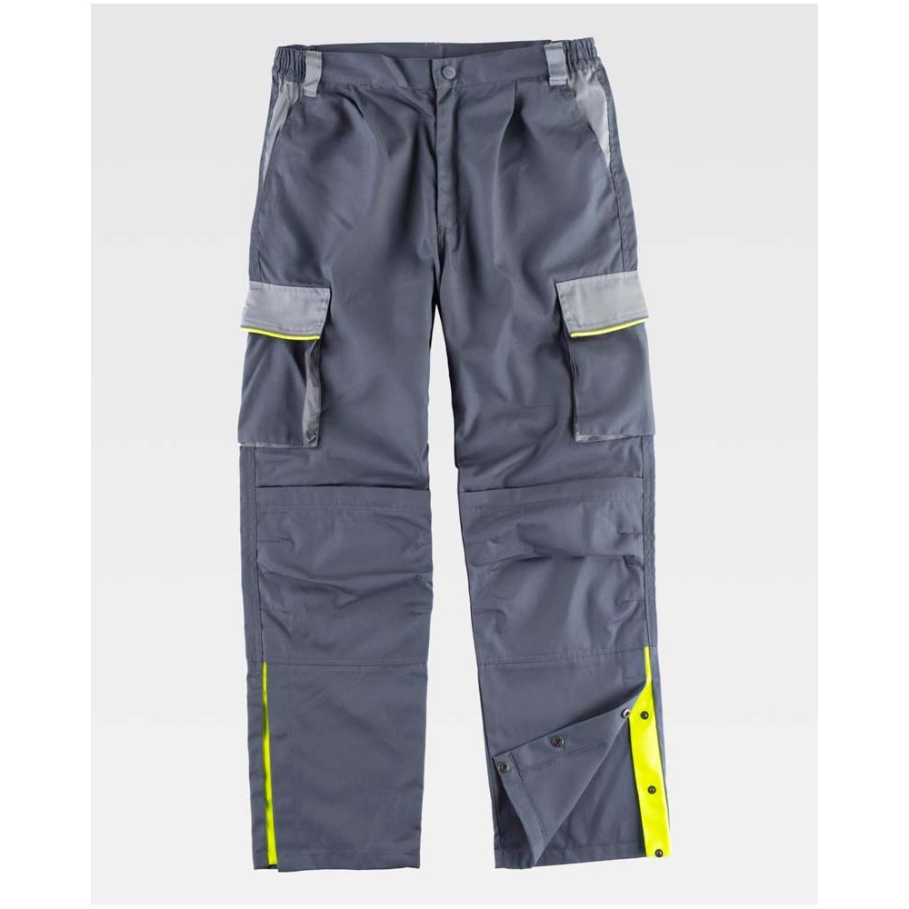 Pantalón Workteam WF5852 Gris Osc/Gris Cl
