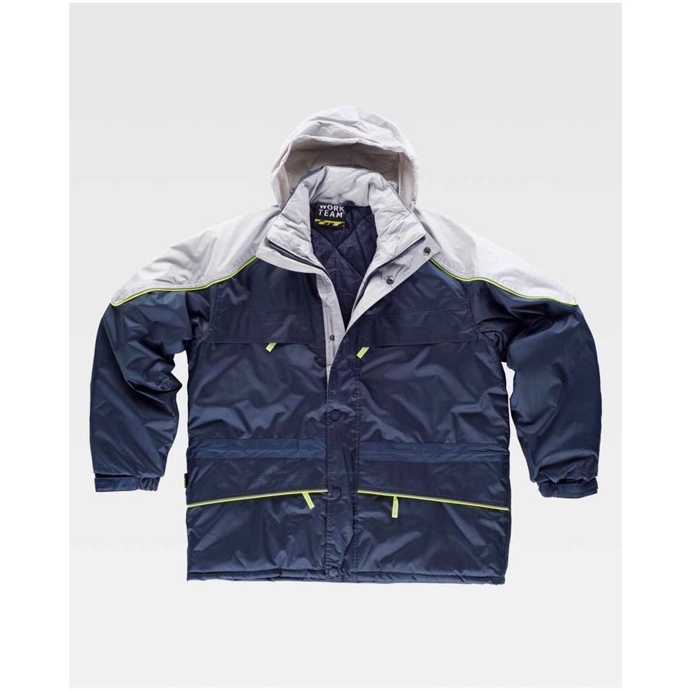Parka Workteam WF5858 Marino/Gris oscuro