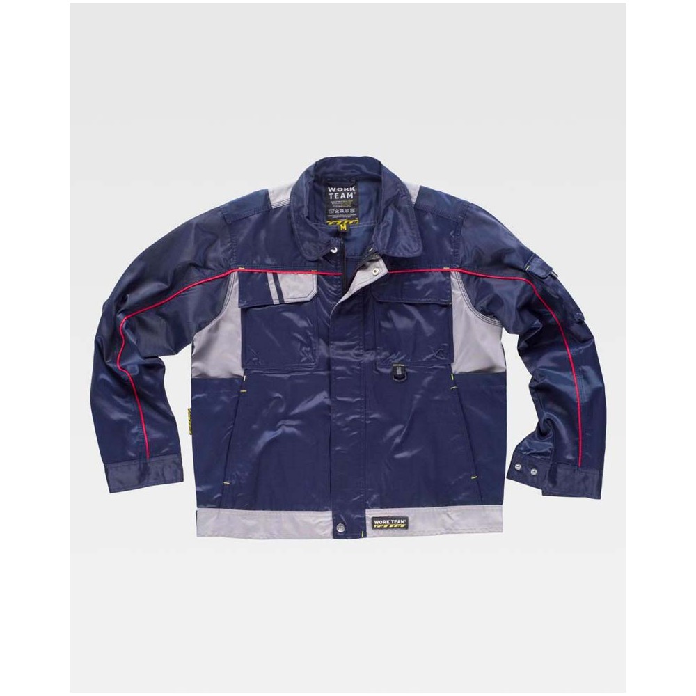 Cazadora Workteam WF1901 Marino/Gris