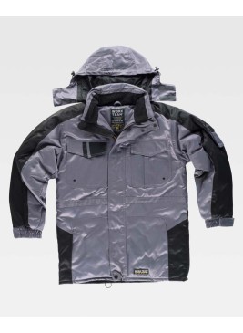 Parka Workteam WF1912 Gris/Negro