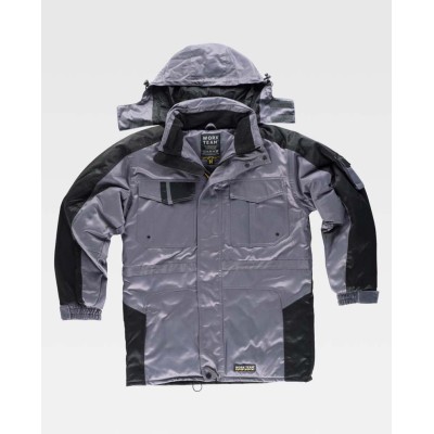 Parka Workteam WF1912 Gris/Negro