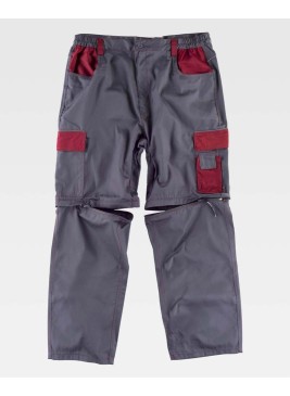 Pantalón Workteam WF1850 Gris/Granate