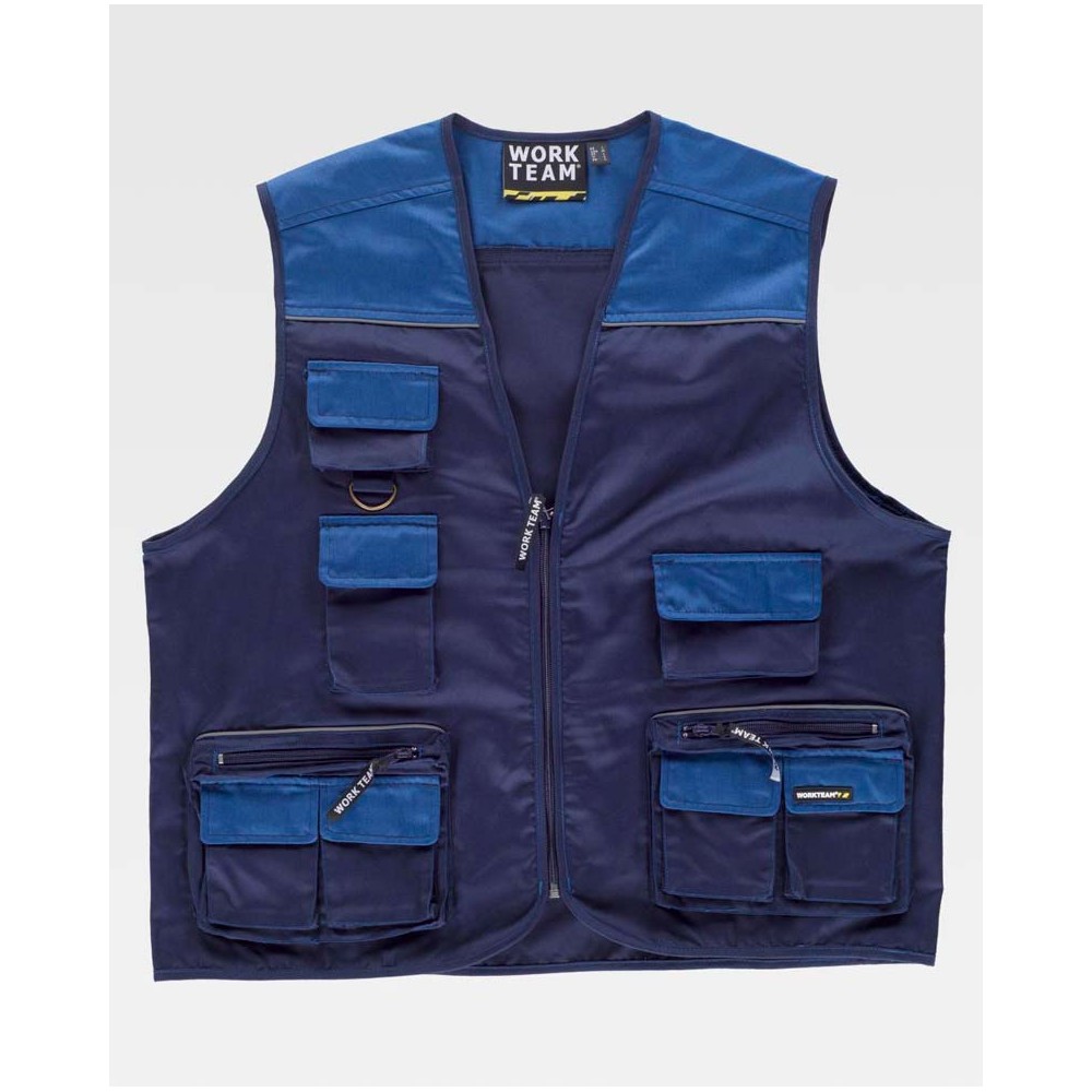 Chaleco Workteam WF1854 Marino/Azafata