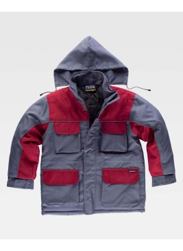 Parka Workteam WF1858 Gris/Granate
