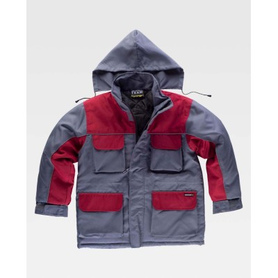Parka Workteam WF1858 Gris/Granate