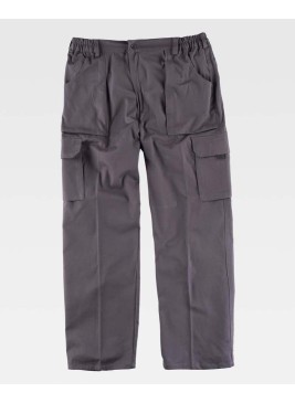 Pantalón de trabajo resistente Workteam WF1400 gris