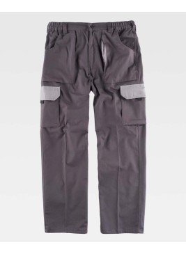 Pantalón Workteam WF1560 Gris Osc/Gris