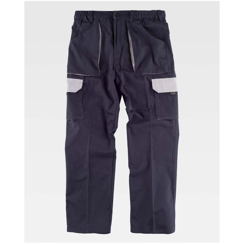Pantalón Workteam WF1560 Marino Osc/Gris