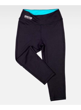 Leggin mujer Workteam S7502 Negro/Turquesa
