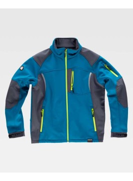 Chaqueta Workshell de trabajo Workteam S9495 Azafata-Gris