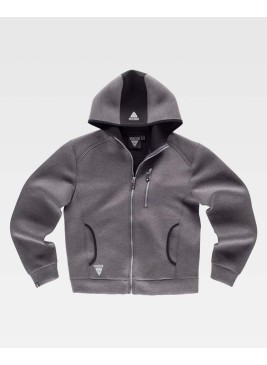 Sudadera Workteam S9485 Gris/Negro