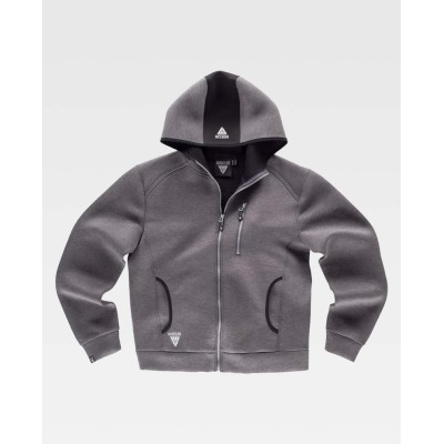 Sudadera Workteam S9485 Gris/Negro