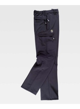 Pantalón de trabajo workshell Workteam S9800 Negro