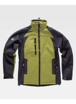 Chaqueta Workteam S9040 Verde Kaki/Negro