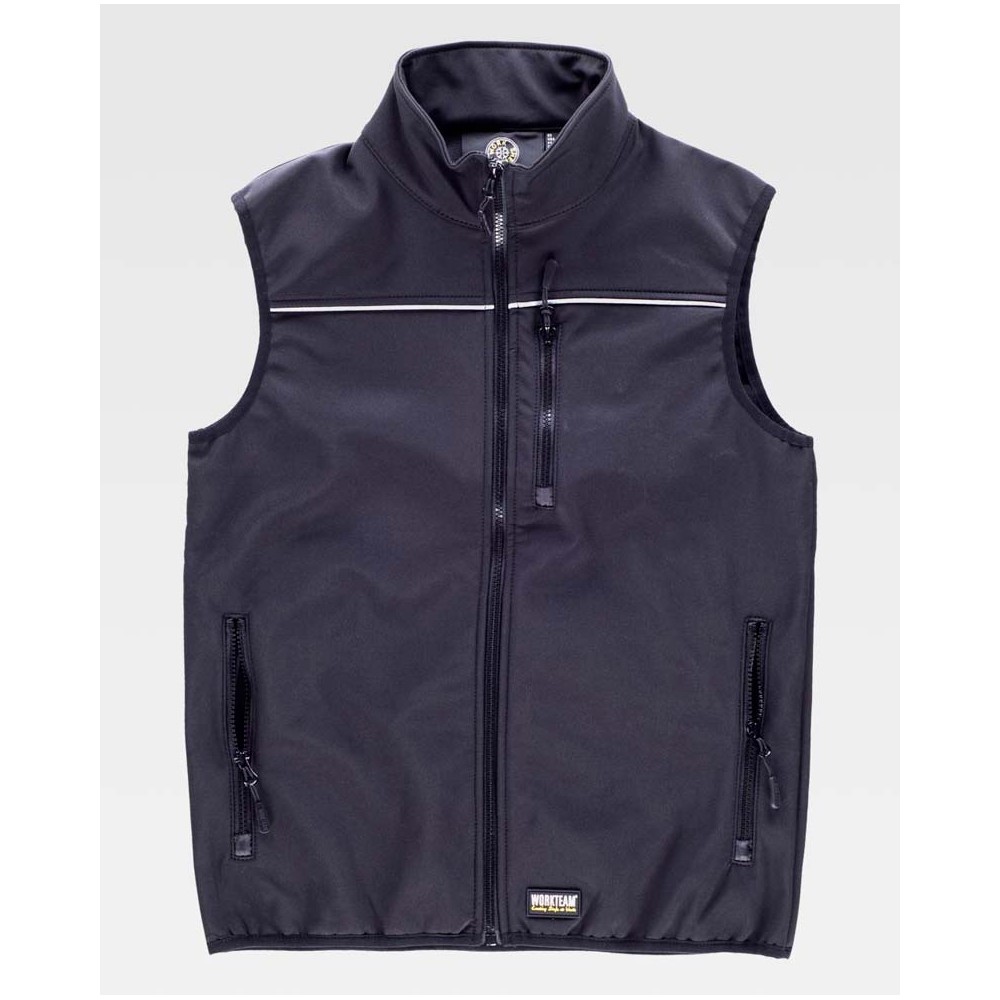 Chaleco Workteam S9310 Negro