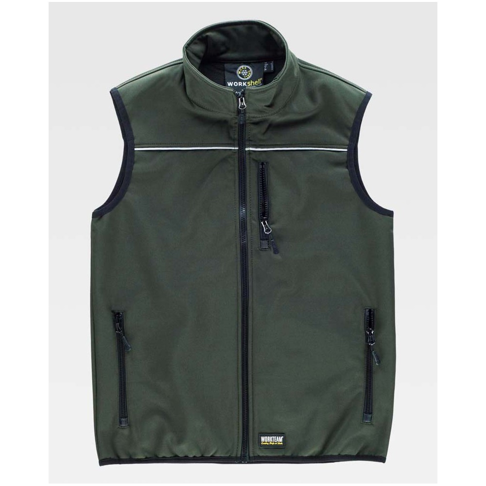 Chaleco Workteam S9310 Verde Caza