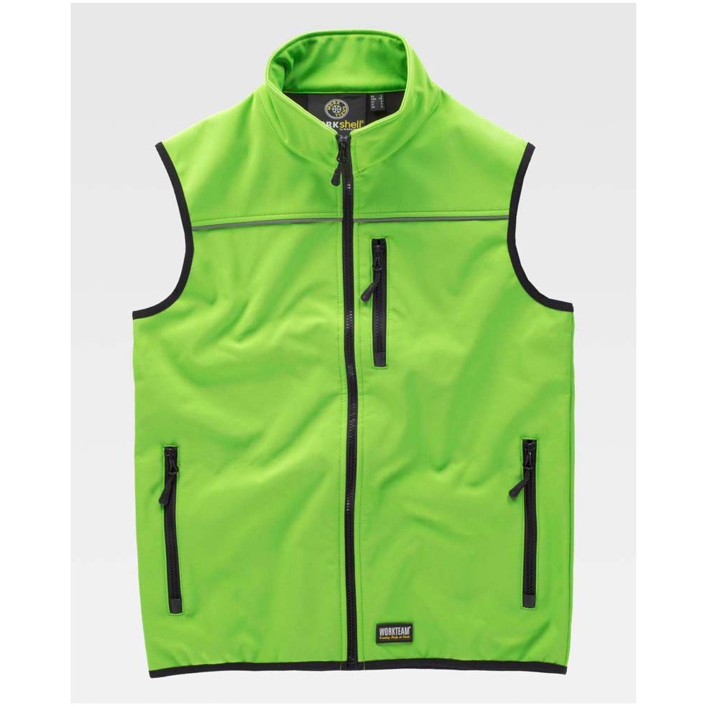 Chaleco Workteam S9310 Verde Lima