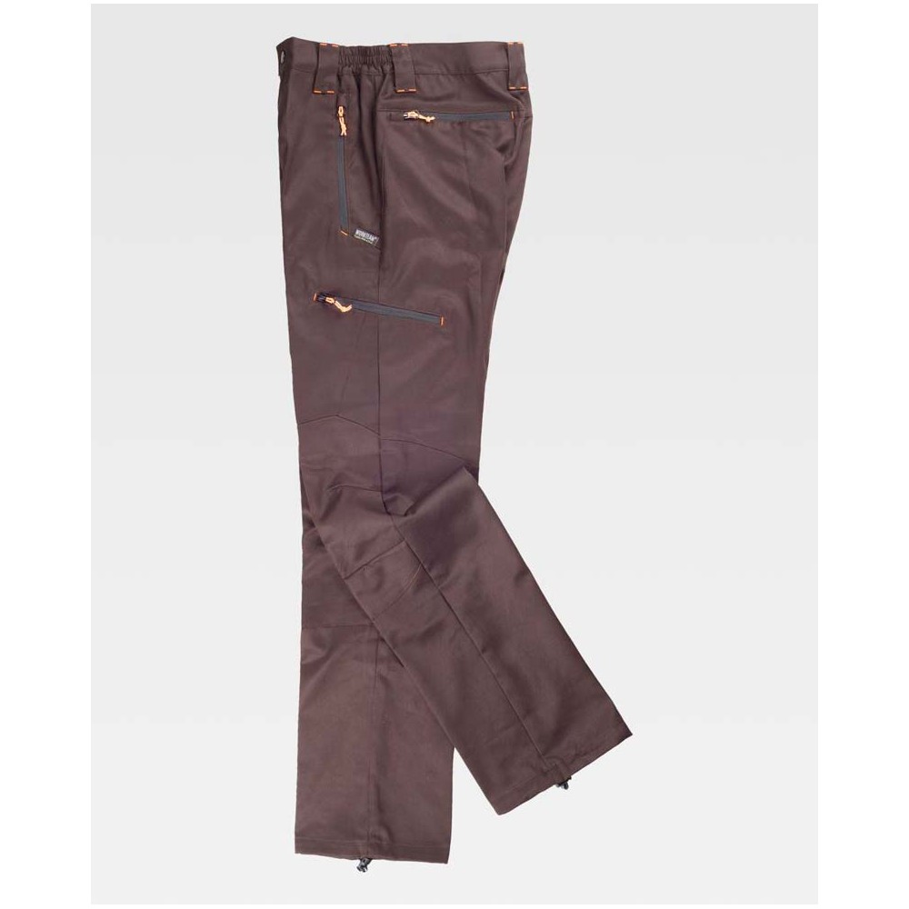 Pantalón  Workteam S9885 Marrón