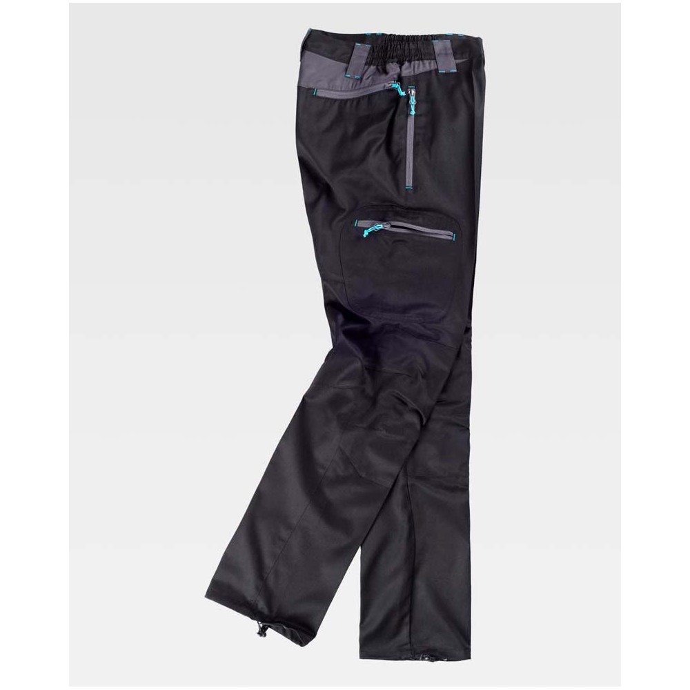 Pantalón Workteam S9880 Negro/Gris