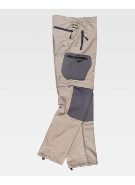 Pantalón  Workteam S9870 Beige/Negro