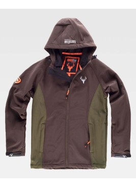 Chaqueta Workteam S8610 Marrón/Verde Caza