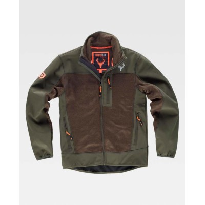 Chaqueta Workshell Workteam S8650 Verde Caza