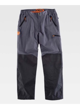 Pantalón Workteam S8335 Gris/Negro