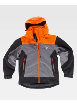 Chaqueta Workteam S8225 Gris/Negro/Naranja a.v