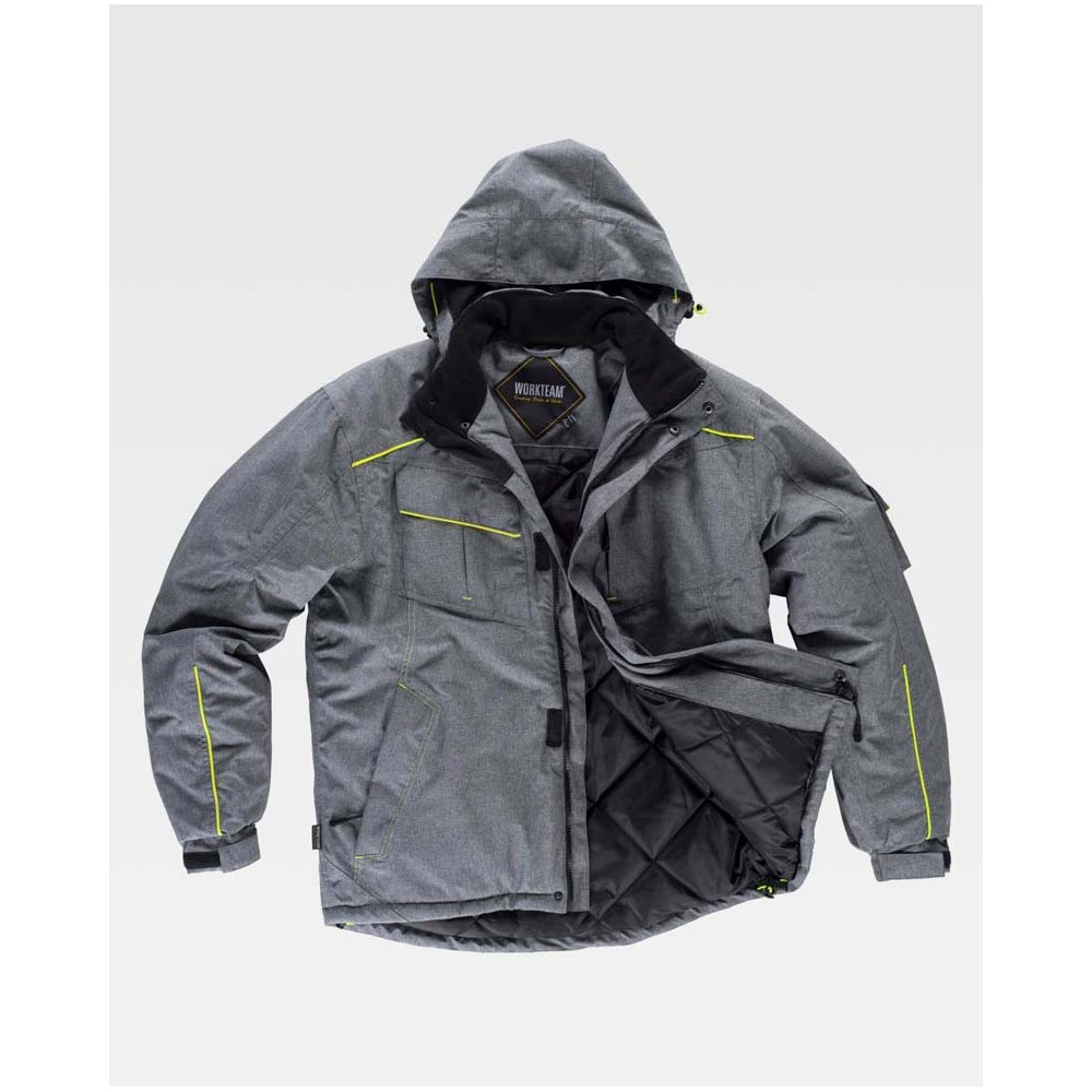 Parka Workteam S1150 Gris