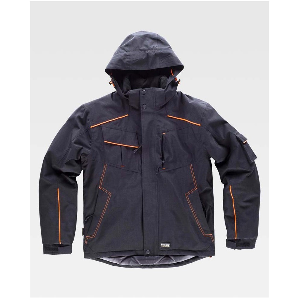 Parka Workteam S1150 Negro