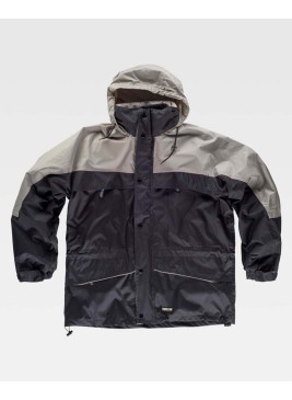 Parka Workteam S1100 Negro/Beige