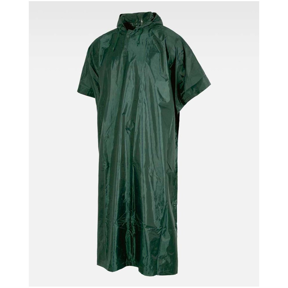 Poncho impermeable Workteam S2005 Verde Oscuro