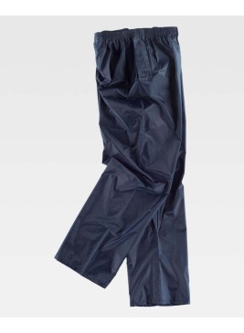 Pantalón impermeable de trabajo  Workteam S2014 Marino