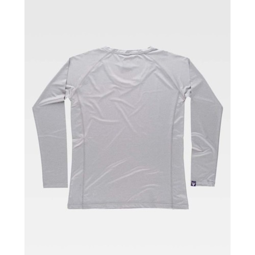 Camiseta mujer Workteam B0069 Gris Claro