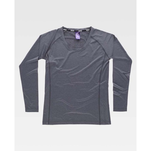 Camiseta mujer Workteam B0069 Negro