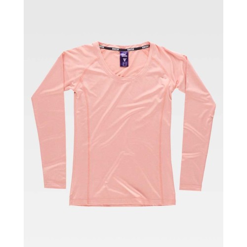 Camiseta mujer Workteam B0069 Melocotón
