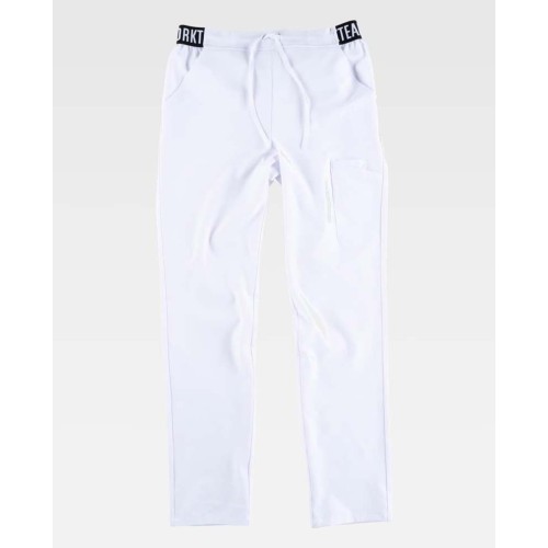 Pantalón Sanitario deportivo Workteam B6910 Blanco