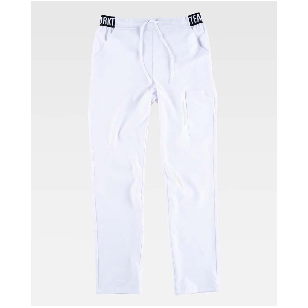 Pantalón Sanitario deportivo Workteam B6910 Blanco