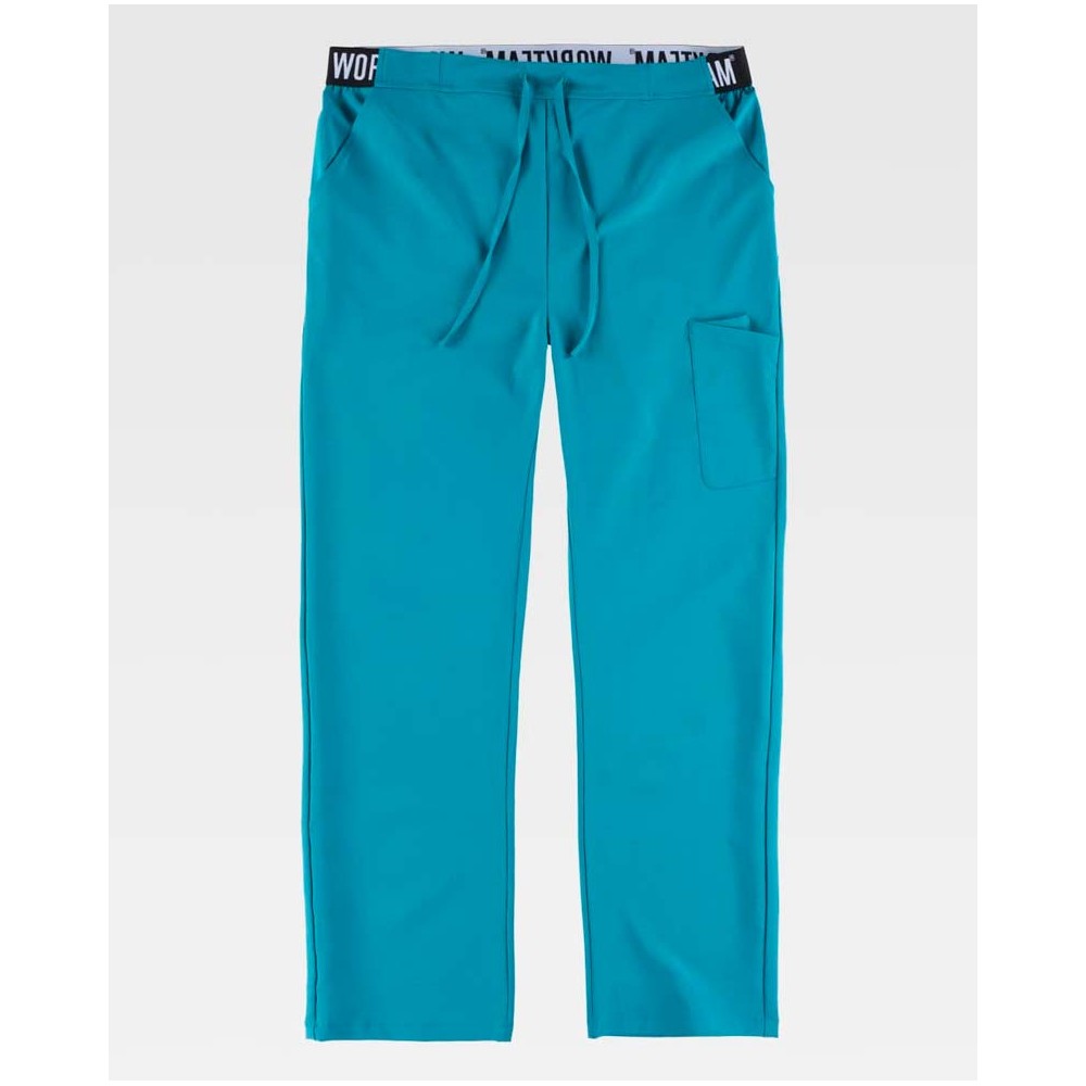 Pantalón Sanitario deportivo Workteam B6910 Turquesa