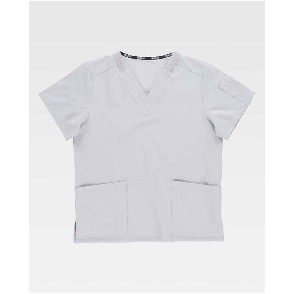 Casaca sanotaria Workteam B6850 Gris Claro